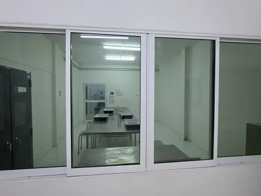 Clean room viewing window