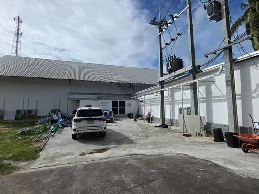 The facility building and grounds