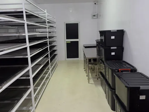 Drying racks and storage